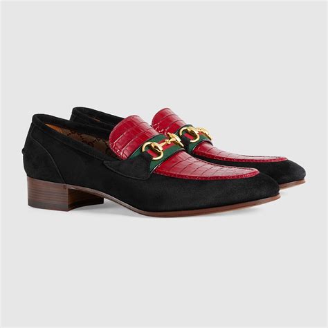 men's gucci 100 loafer|gucci men's suede loafers.